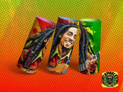vectores plantilas BOB MARLEY,CANTANTES,ICONOS MUSICALES,